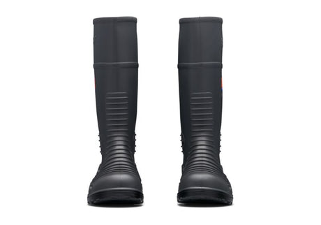 Grey Waterproof Safety Gumboot With Penetration Resistant Steel Midsole