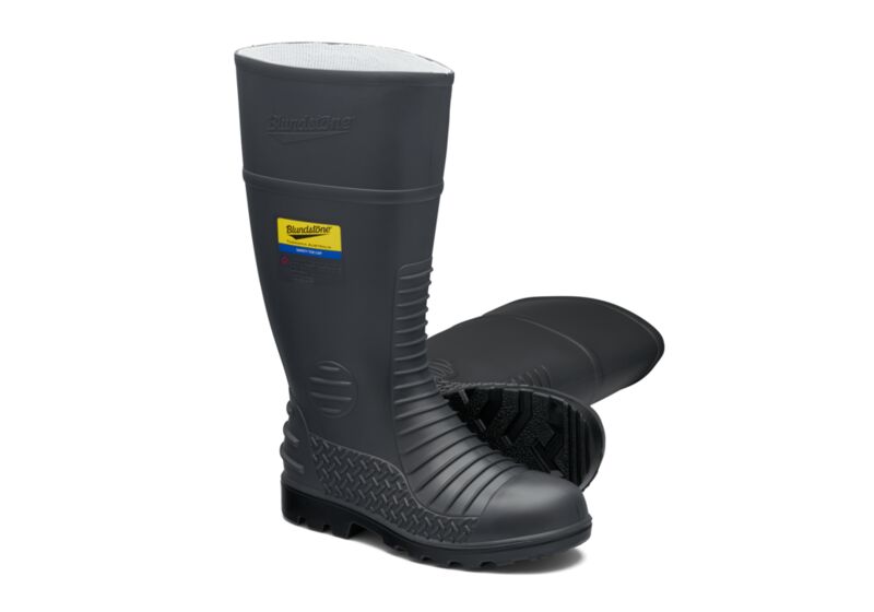 Grey Waterproof Safety Gumboot