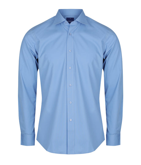 Mens Poplin Shirt Slim Fit