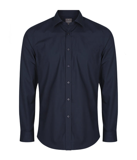 Mens Poplin Shirt Slim Fit