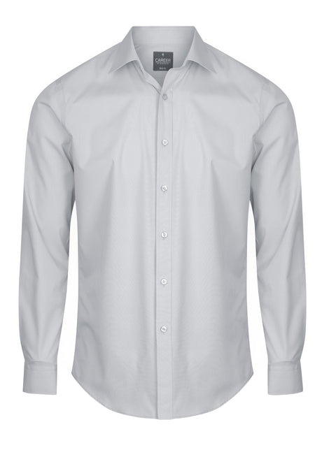 Mens Poplin Shirt Slim Fit