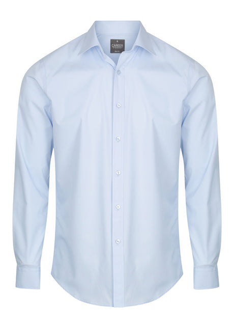 Mens Poplin Shirt Slim Fit