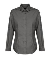 Womens Poplin Shirt Long Slv