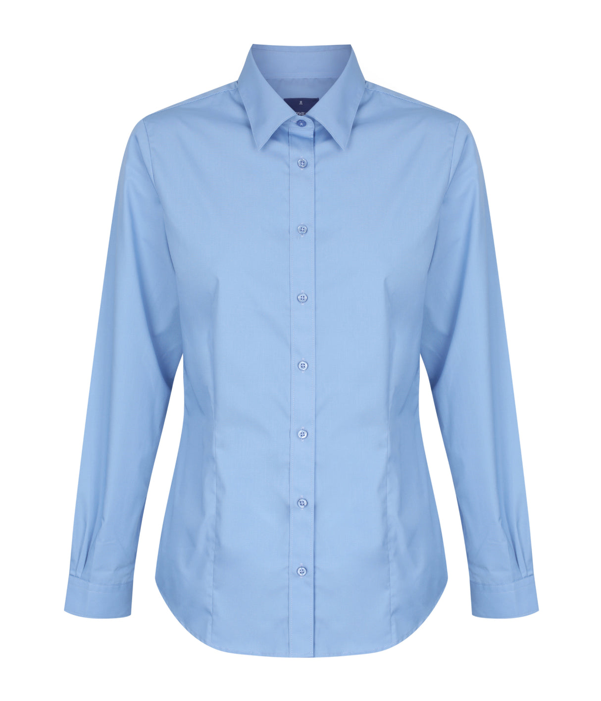 Womens Poplin Shirt Long Slv