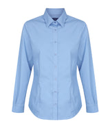 Womens Poplin Shirt Long Slv