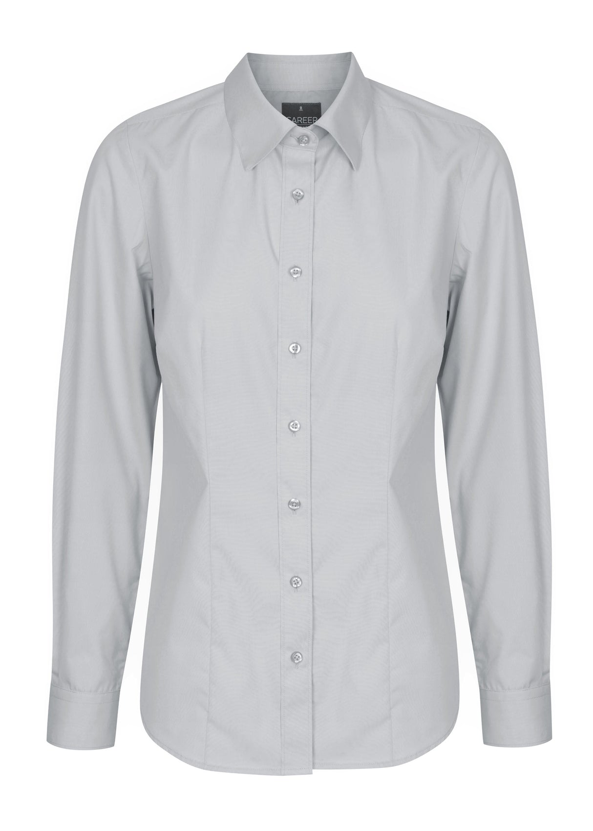 Womens Poplin Shirt Long Slv