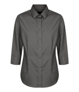 Womens Poplin Shirt 3/4 Slv