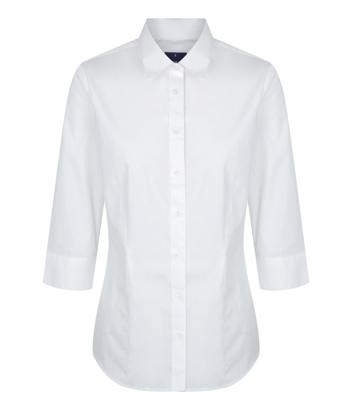 Womens Poplin Shirt 3/4 Slv