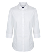 Womens Poplin Shirt 3/4 Slv