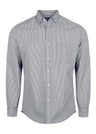 Mens Gingham Shirt Slim