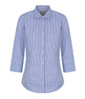 Womens Gingham Shirt 3/4 Slv