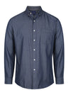 Mens Denim Dobby Shirt