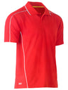 Cool Mesh Short Sleeve Polo with Reflective Piping