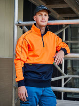 Hi Vis Fleece 1/4 Zip Pullover