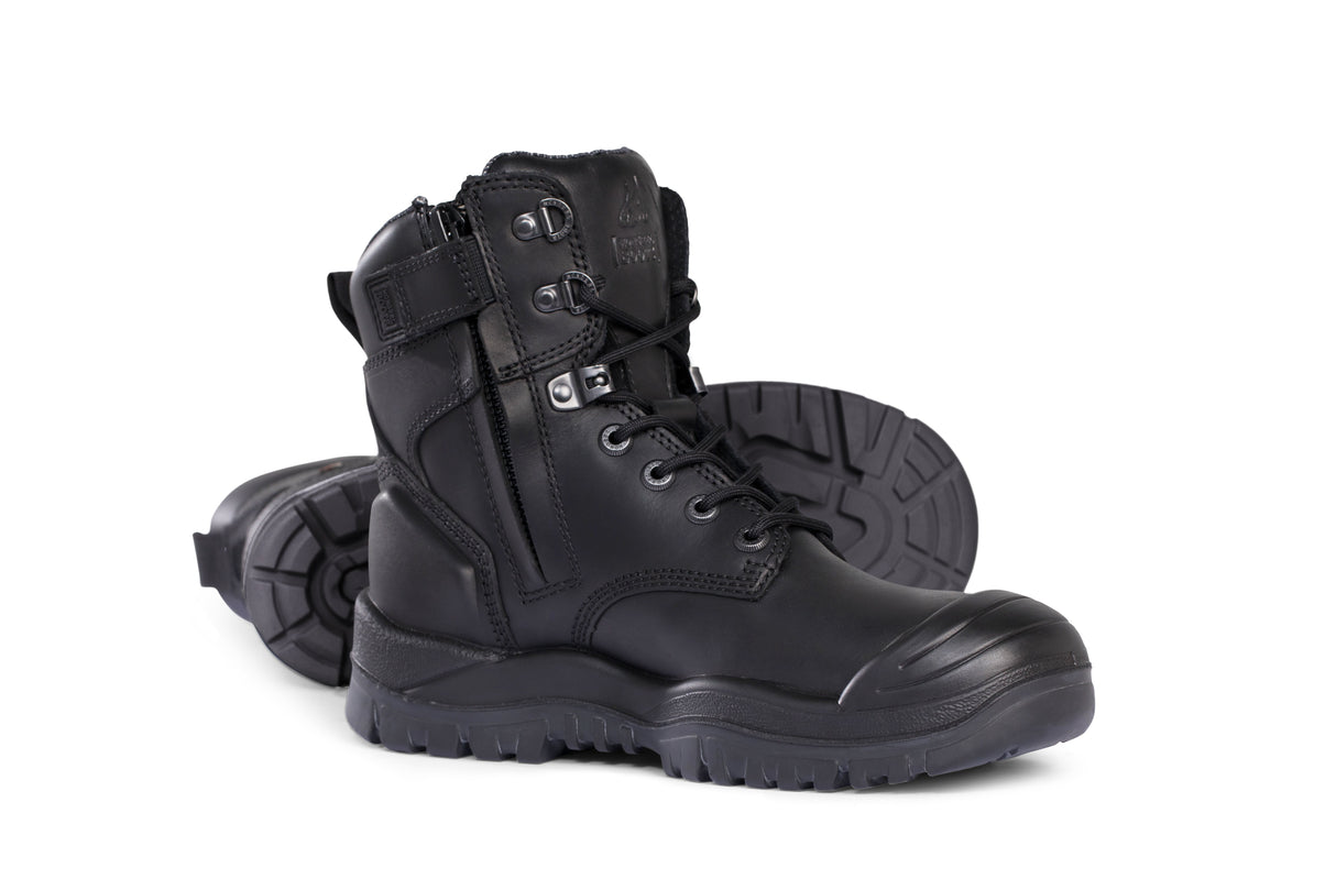 High Leg ZipSider Boot w/ Scuff Cap