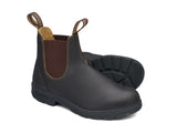 Brown Premium Leather Elastic Side Boot