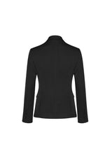 Womens Comfort Wool Stretch 2 Button Mid Length Jacket