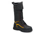 Black Waterproof Safety Mining Boot, 350Mm Height.