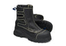 Black Flame Retardant Leather Smelter Boot