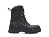 Black Platinum Quality Water Resistant Upper High Leg Safety Boot With Non-Metallic Penetration Resistant Insole