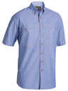 Short Sleeve Chambray Shirt