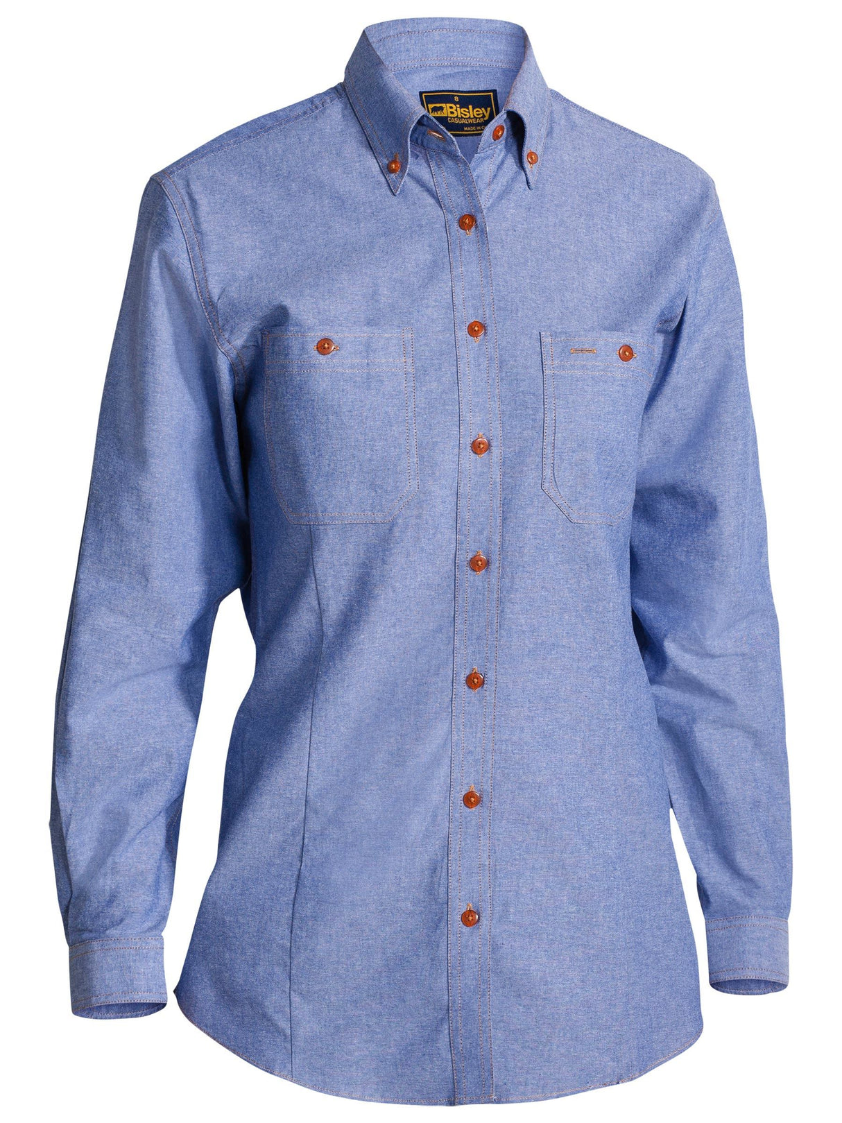 Women's Long Sleeve Chambray Shirt