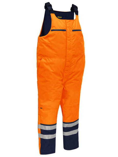 Taped Hi Vis Freezer Bib & Brace Coverall