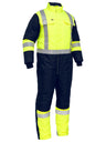 X Taped Two Tone Hi Vis Freezer Coverall