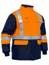 X Taped Two Tone Hi Vis Freezer Jacket