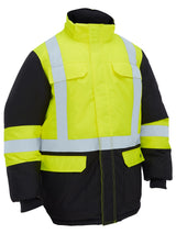 H Taped Hi Vis Freezer Hooded Jacket