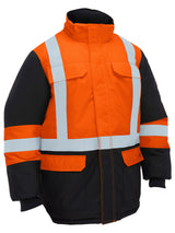 H Taped Hi Vis Freezer Hooded Jacket