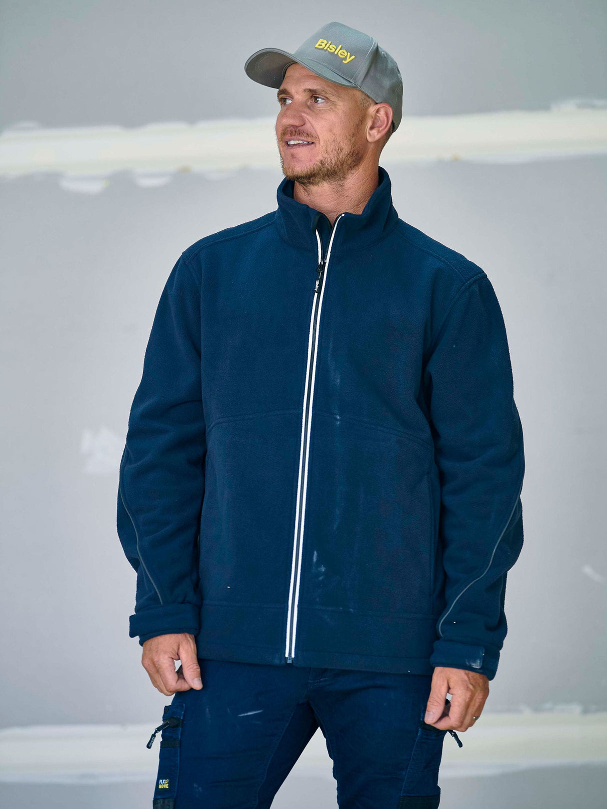 Bonded Micro Fleece Jacket With Liquid Repellent Finish