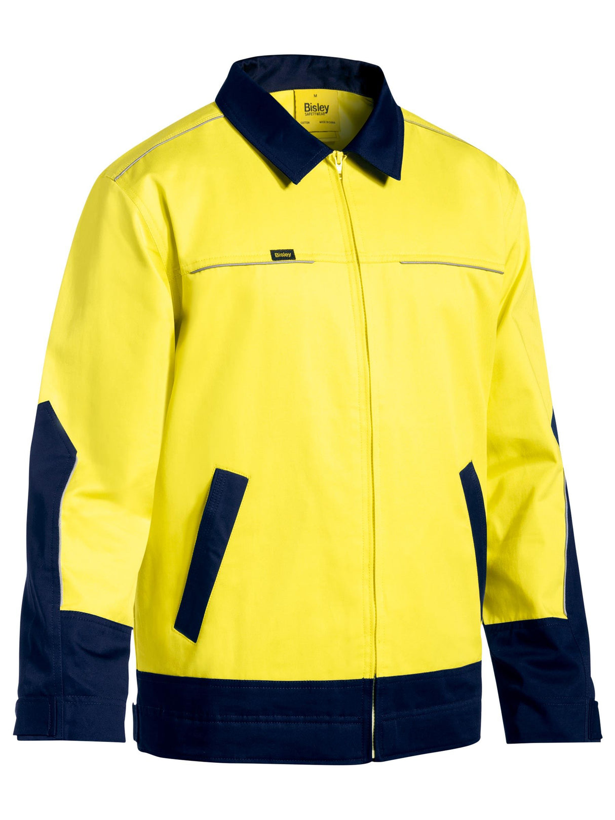 Hi Vis Drill Jacket with Liquid Repellent Finish