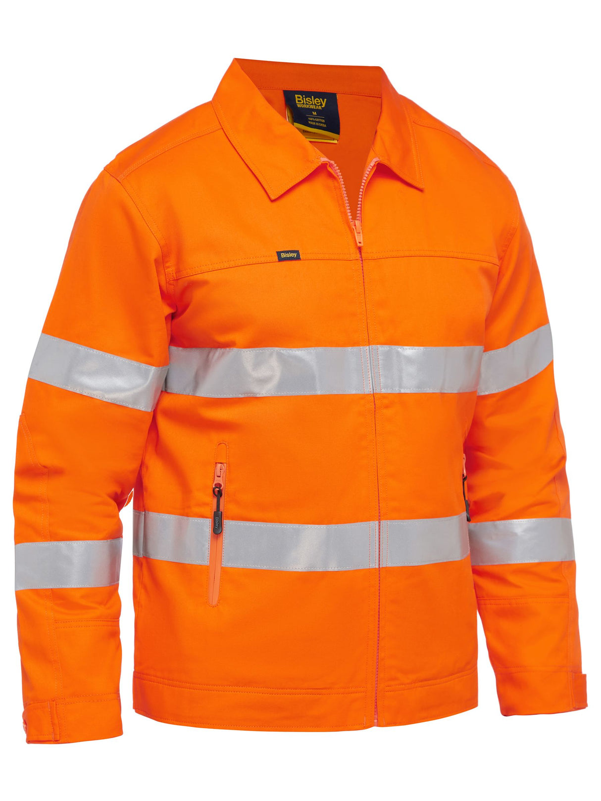 Taped Hi Vis Drill Jacket with Liquid Repellent Finish