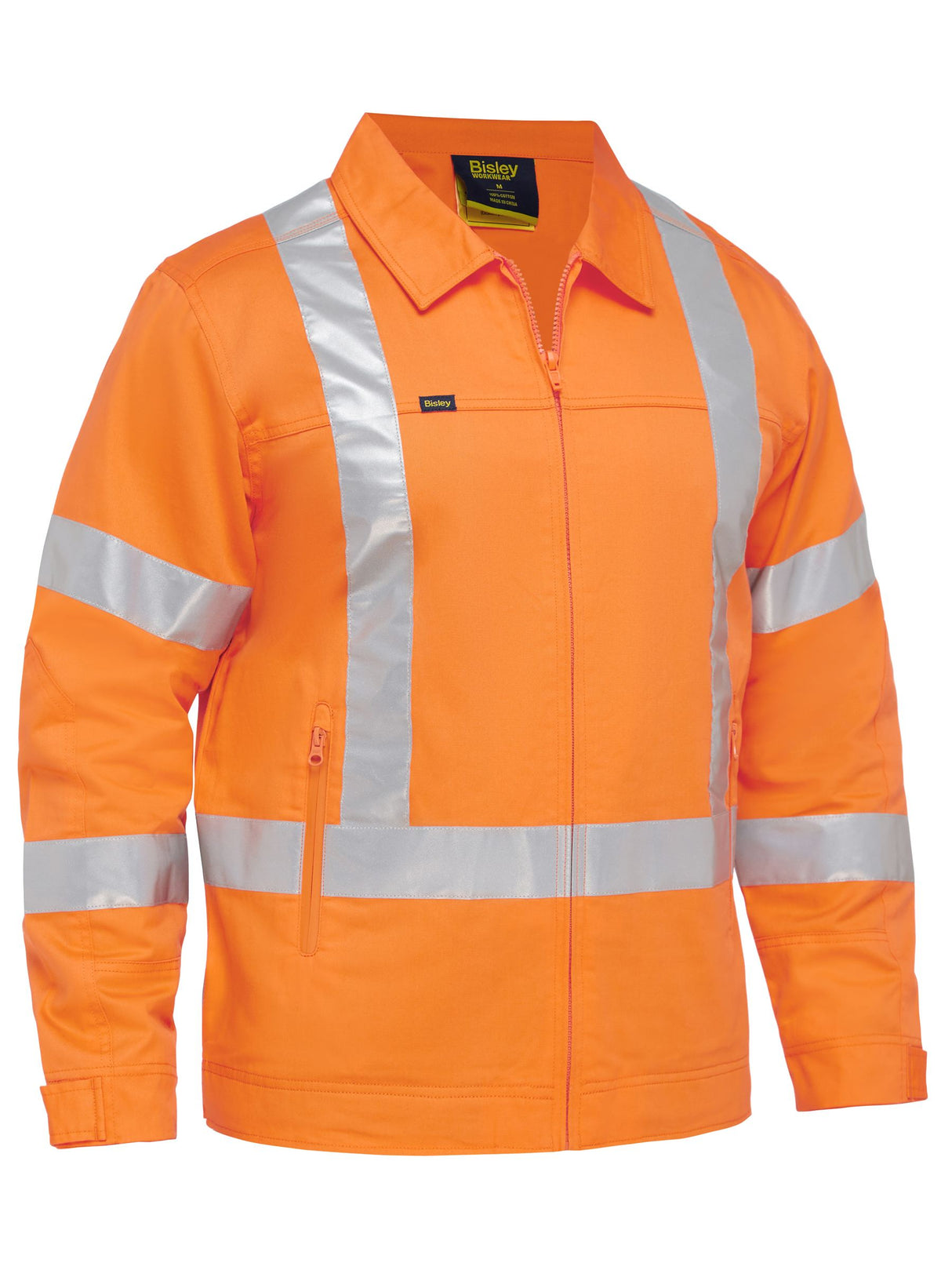 X Taped Hi Vis Drill Jacket With Liquid Repellent Finish