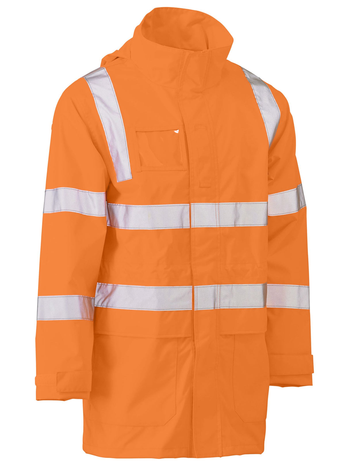 Taped Hi Vis VIC Rail Wet Weather Jacket