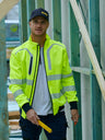 Taped Hi Vis Soft Shell Bomber Jacket