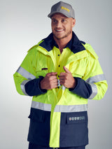 Taped Hi Vis FR Wet Weather Shell Jacket