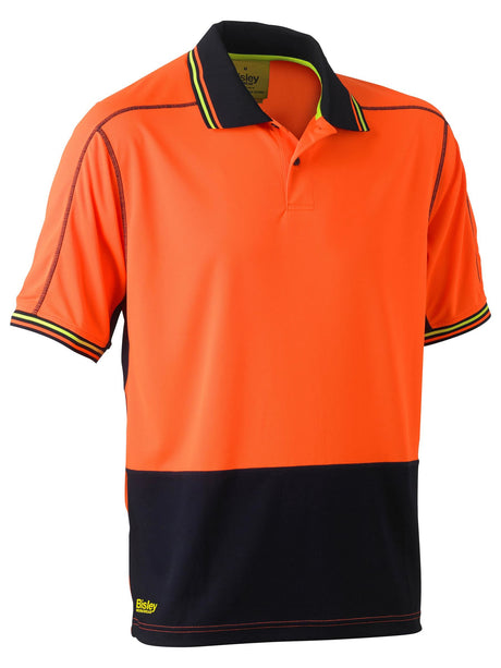 Hi Vis Polyester Mesh Short Sleeve Polo