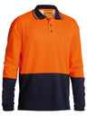 Hi Vis Long Sleeve Polo Shirt