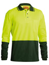 Hi Vis Long Sleeve Polo Shirt