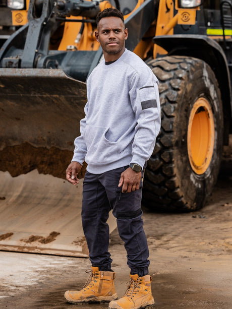 Work Fleece Crew Neck Jumper