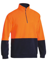 Hi Vis Polar fleece Zip Pullover