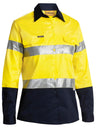 Women's Taped Hi Vis Drill Shirt