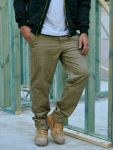 Stretch Cotton Drill Cargo Pants