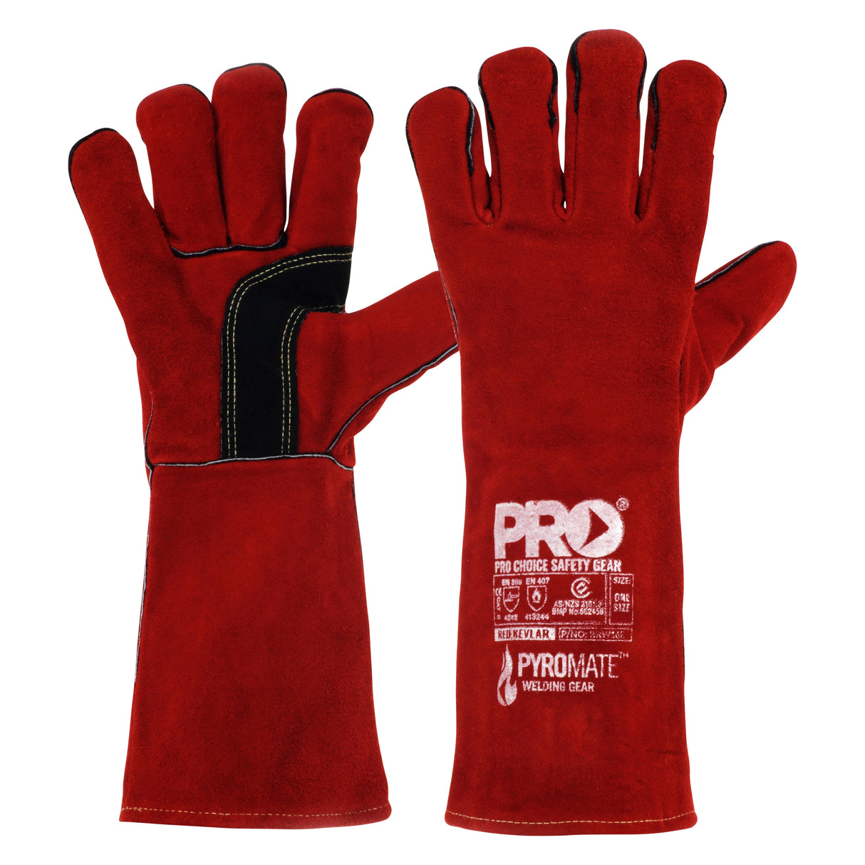 Pyromate Red Kevlar Glove Large (6 Pair)