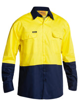 HI Vis Long Sleeve Drill Shirt