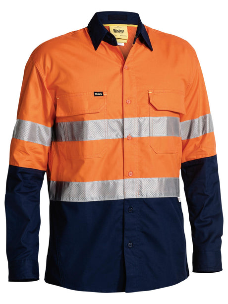 X Airflow Taped Hi Vis Ripstop Long Sleeve Shirt