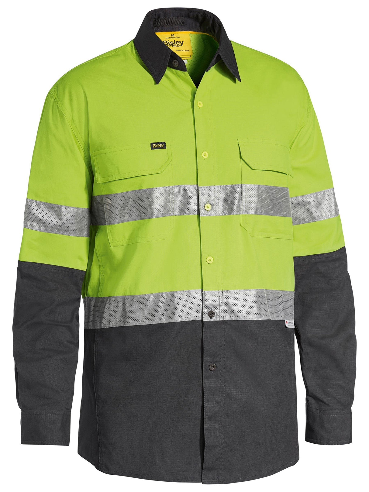 X Airflow Taped Hi Vis Ripstop Long Sleeve Shirt