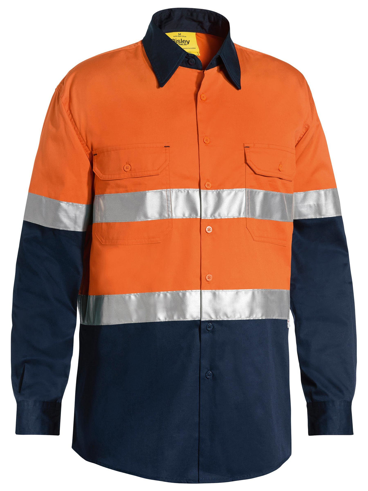 Taped Hi Vis Cool Lightweight Long Sleeve Shirt